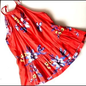 Girls Floral Design Tank Top